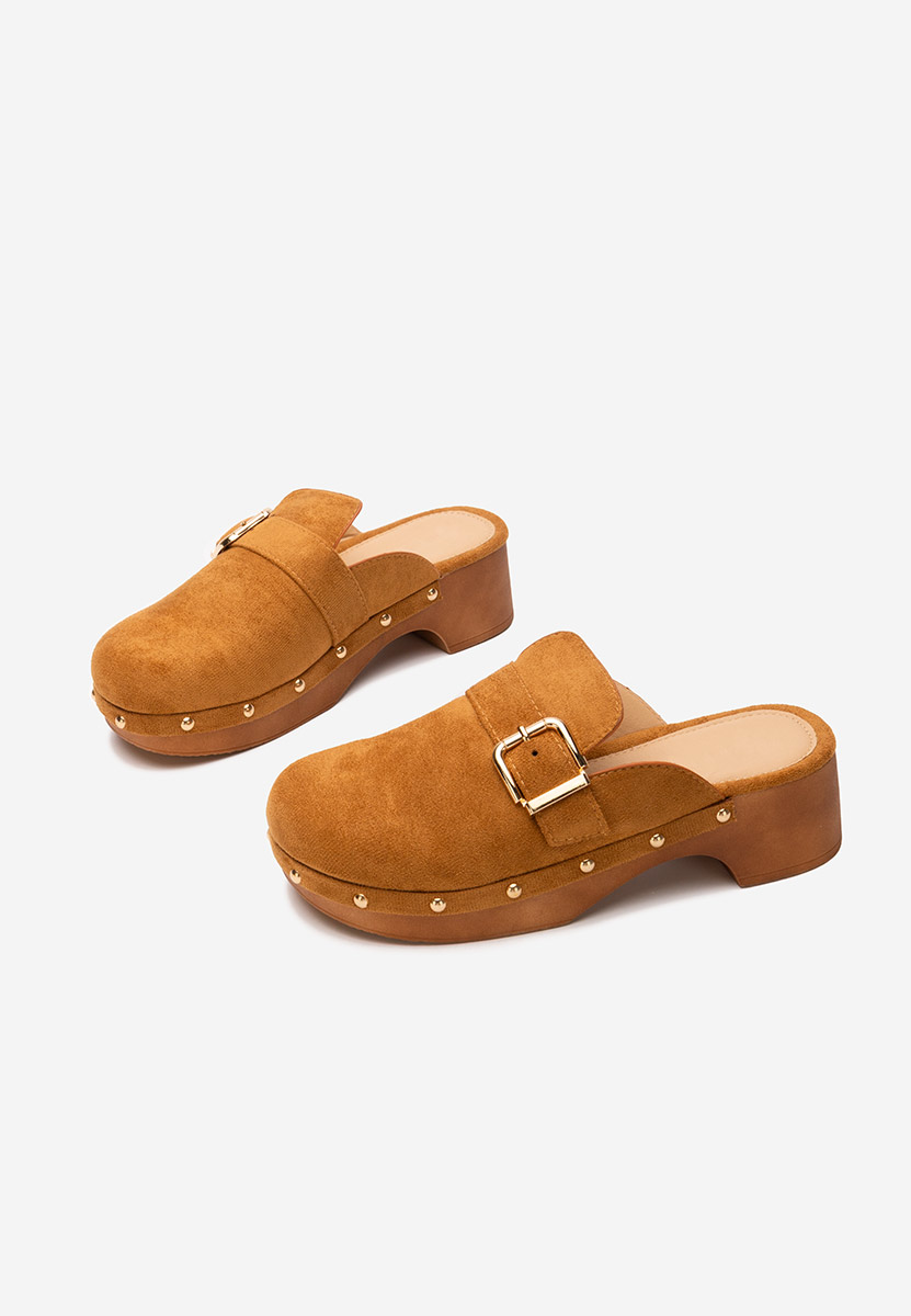 Camelowe drewniaki Advika V2