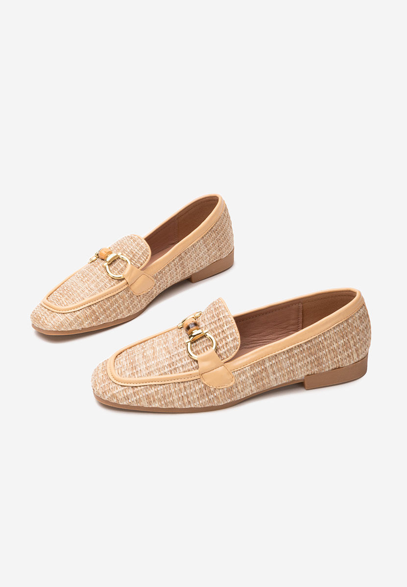 Khaki mokasyny damskie Estova