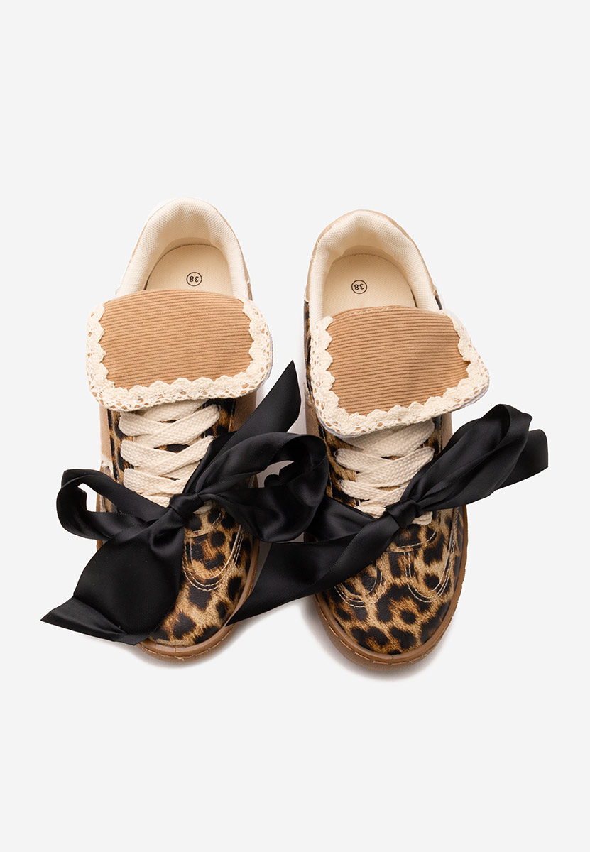 Panterkowe sneakersy damskie Maxima