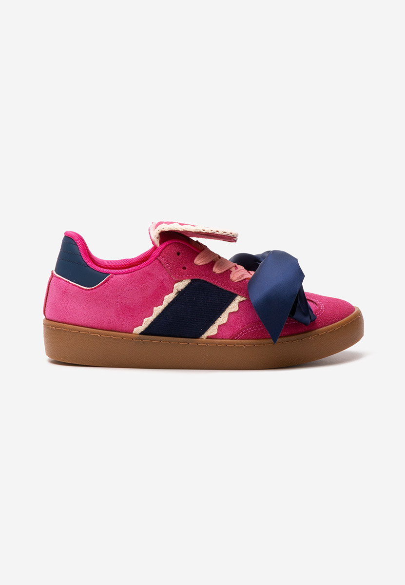 Fuksjowe sneakersy damskie Maxima