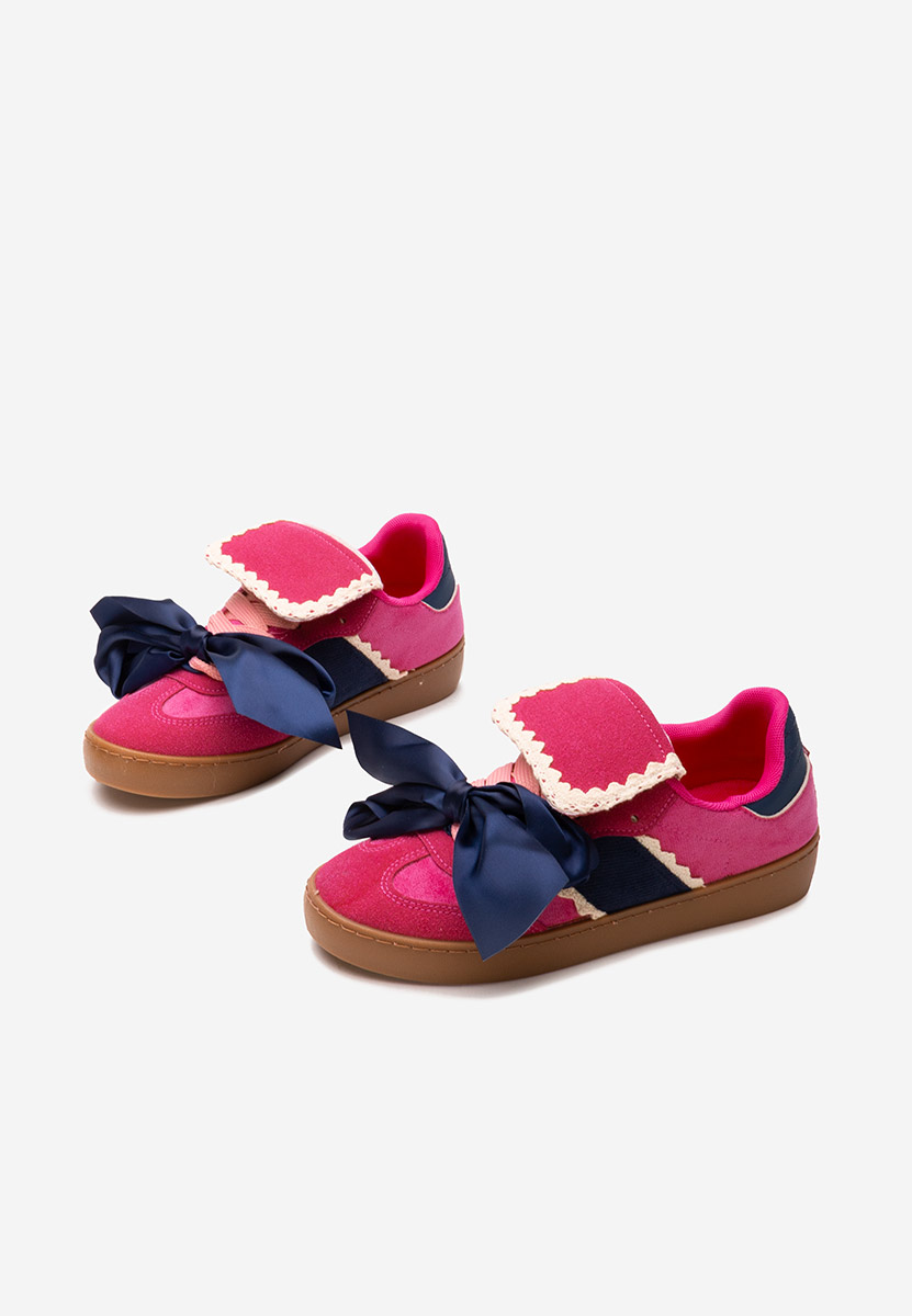 Fuksjowe sneakersy damskie Maxima