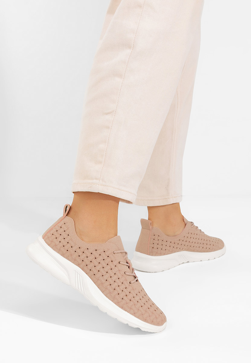 Różowe sneakersy damskie Clarence