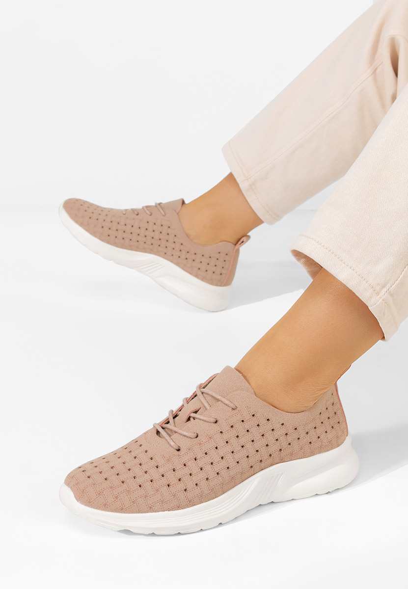 Różowe sneakersy damskie Clarence