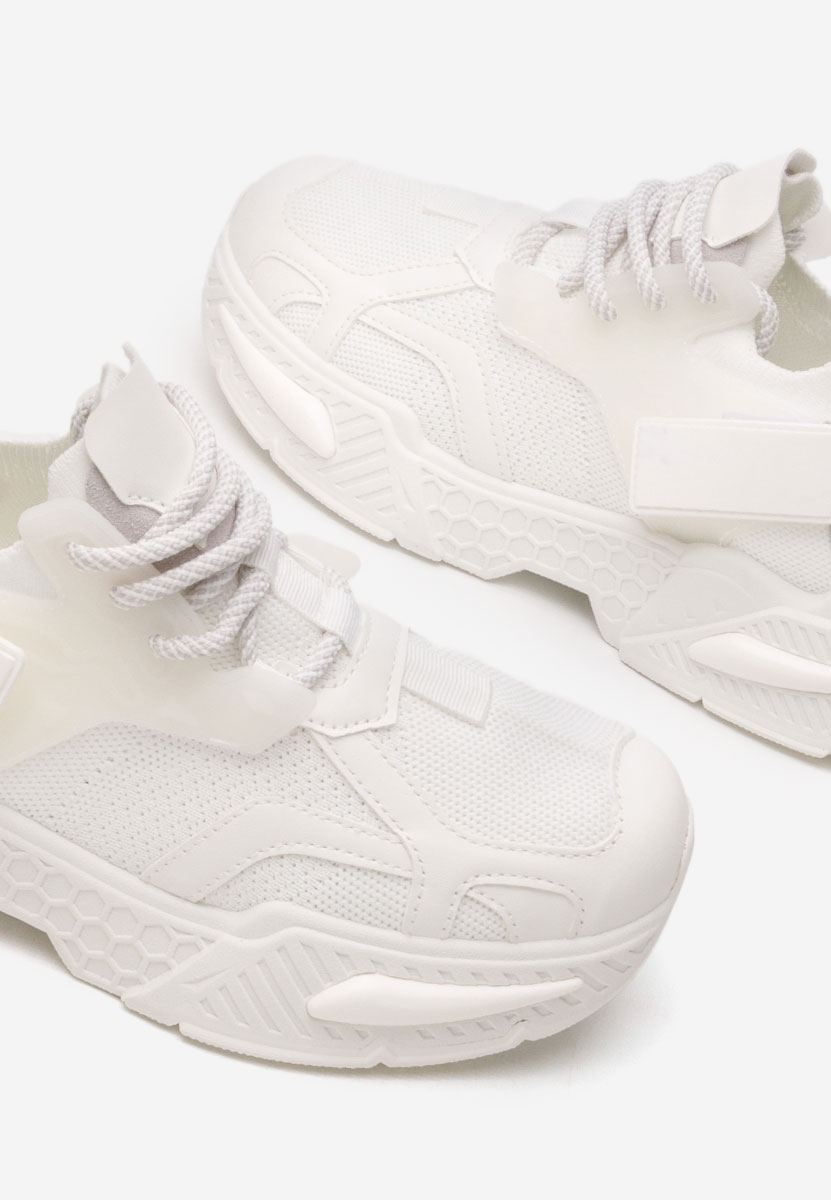 Białe sneakersy damskie Roxann