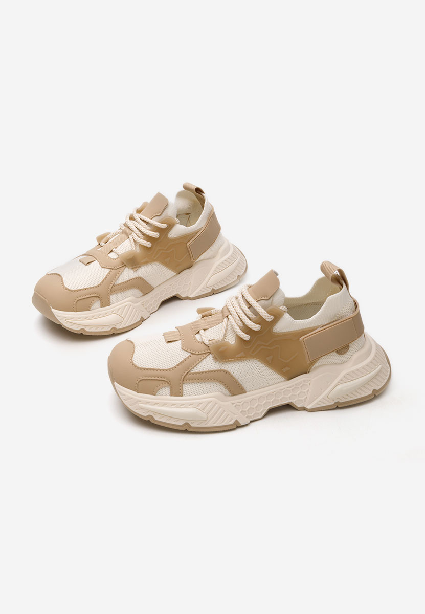 Khaki sneakersy damskie Roxann