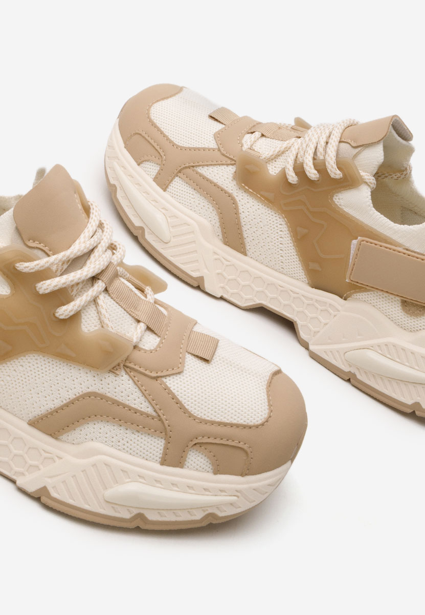 Khaki sneakersy damskie Roxann