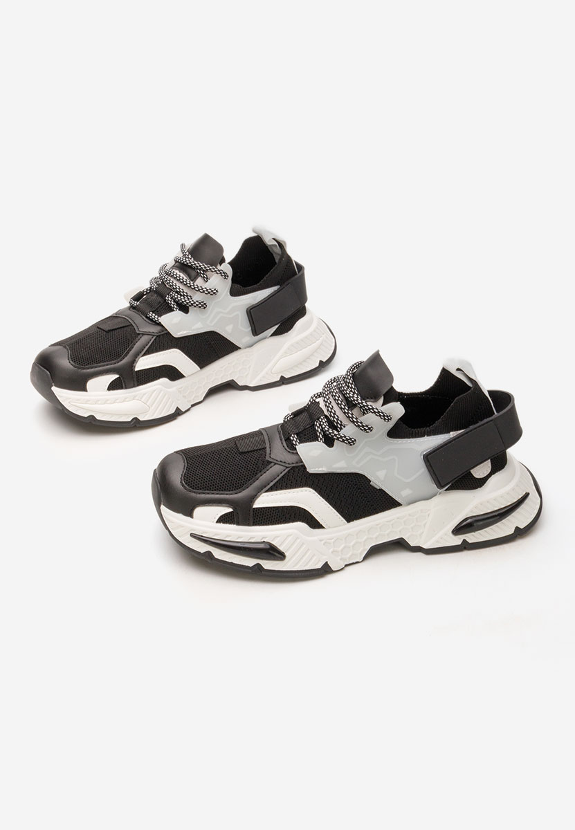 Czarne sneakersy damskie Roxann