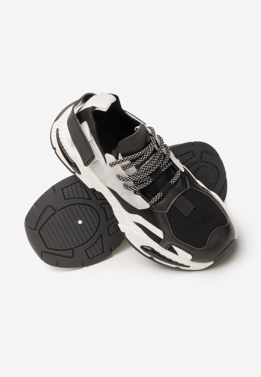 Czarne sneakersy damskie Roxann