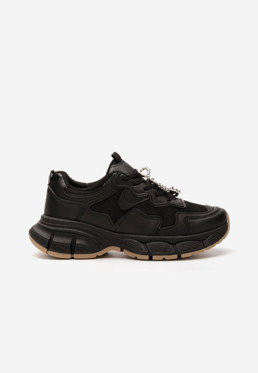 Czarne sneakersy damskie Jasmyne