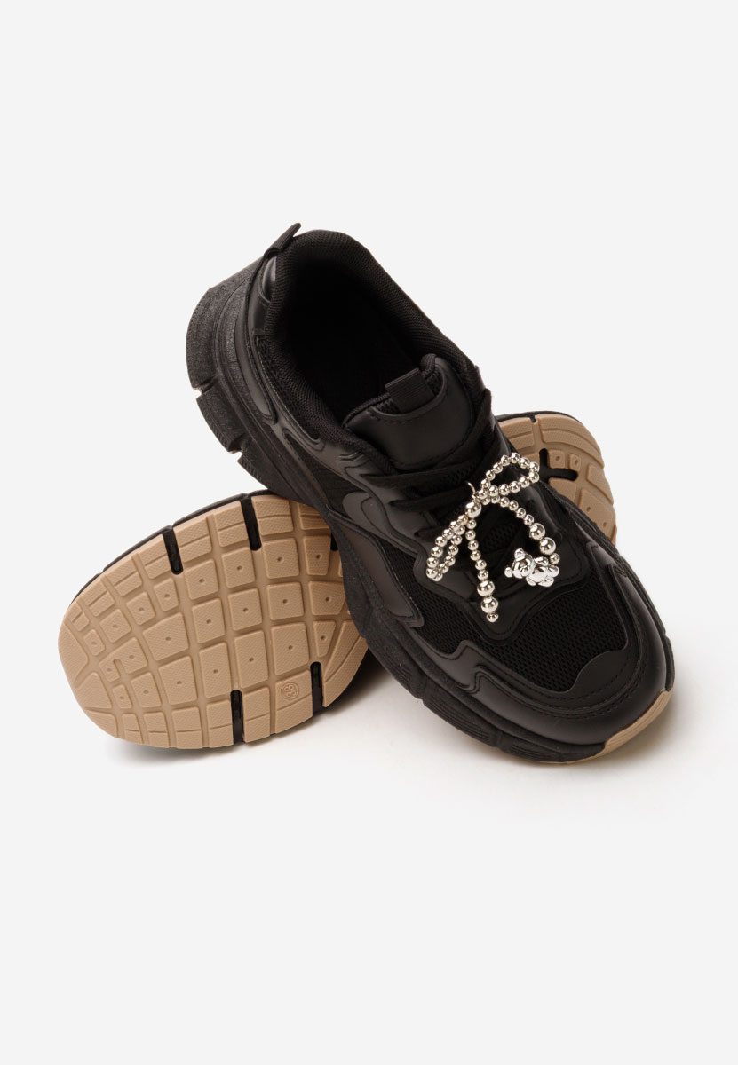 Czarne sneakersy damskie Jasmyne