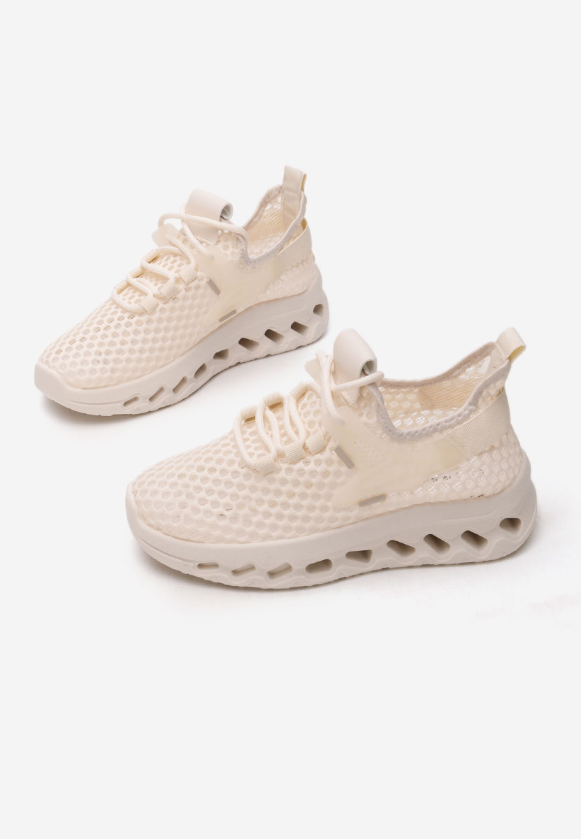 Beżowe buty sportowe damskie Martynna Beżowe buty sportowe damskie Martynna