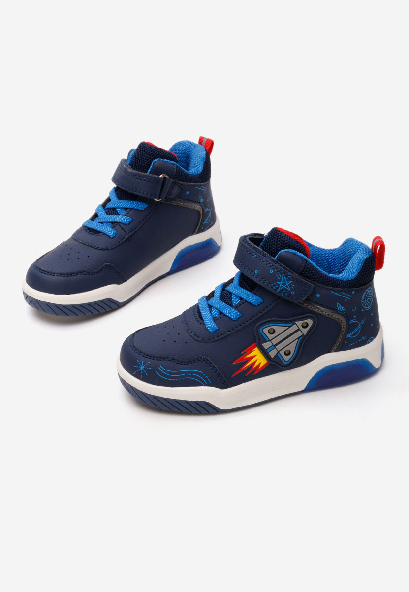 Niebieskie sneakersy chłopięce Rocket