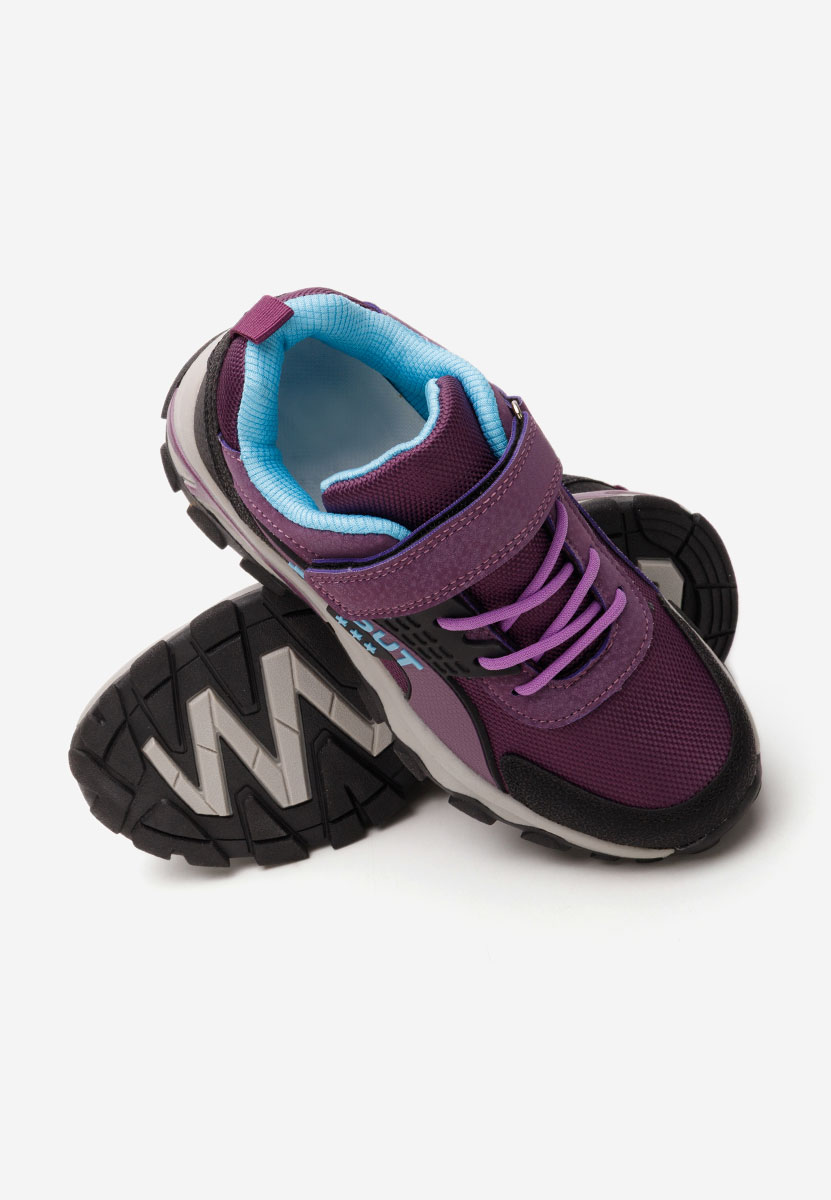 Fioletowe sneakersy chłopięce Waffle