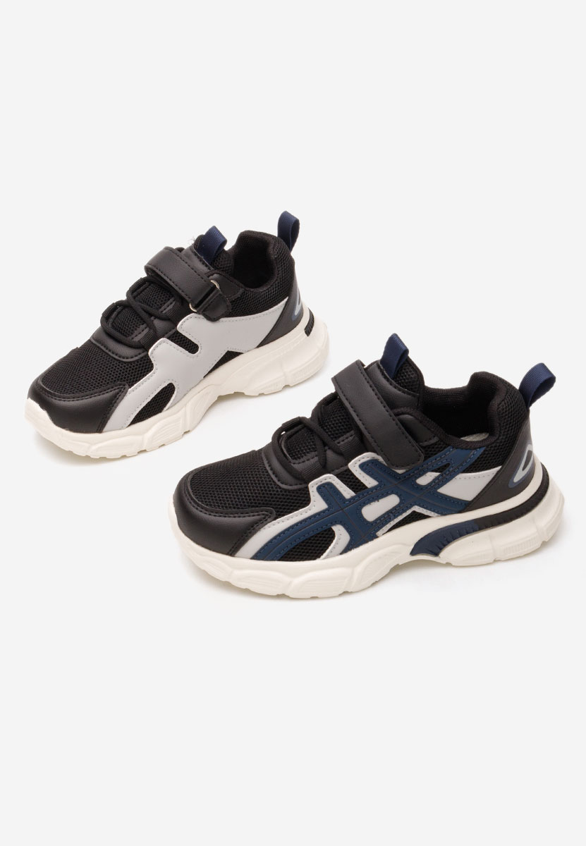 Czarne sneakersy chłopięce Larred