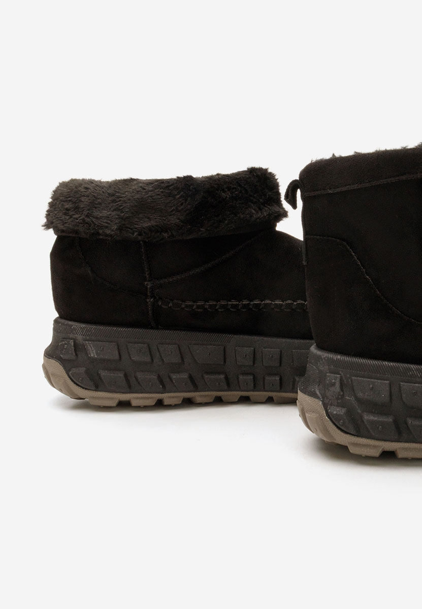 Czarne botki na platformie Novela