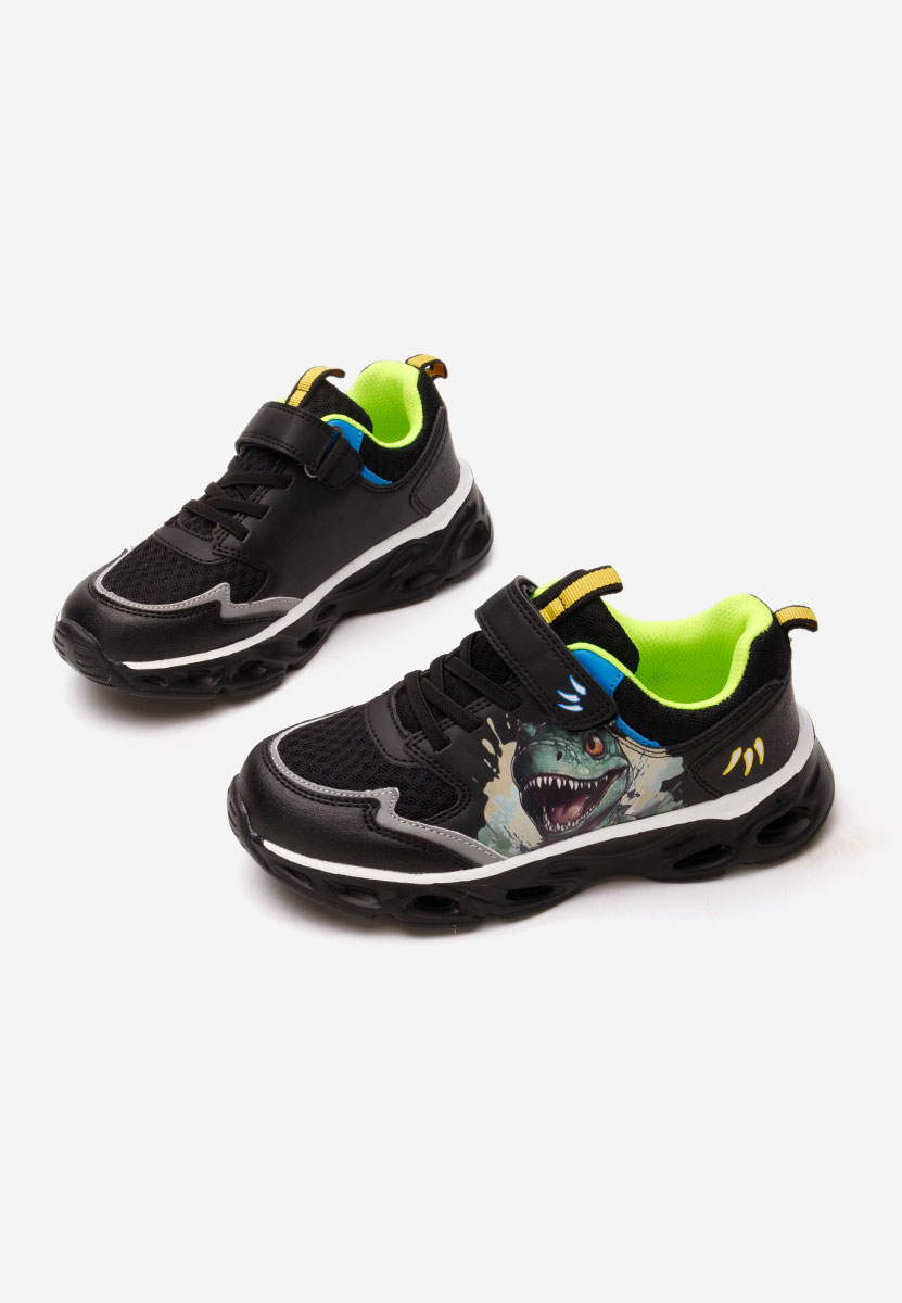 Czarne sneakersy chłopięce Raptor