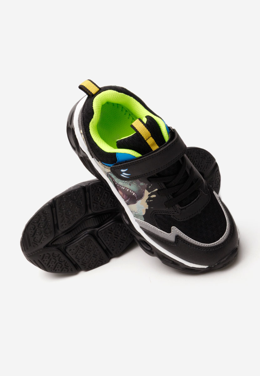 Czarne sneakersy chłopięce Raptor