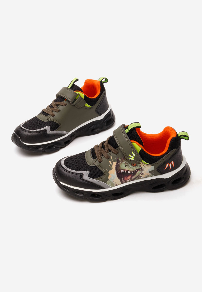 Zielone sneakersy chłopięce Raptor