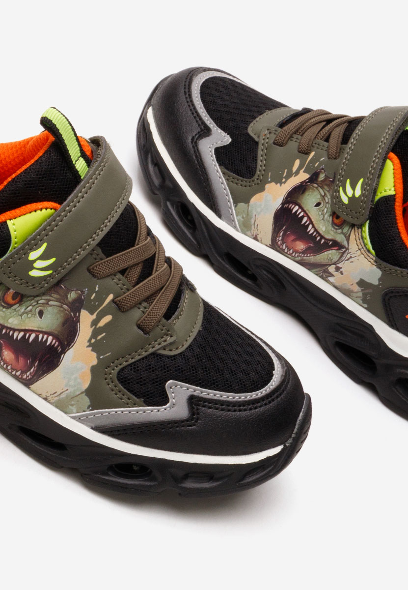 Zielone sneakersy chłopięce Raptor