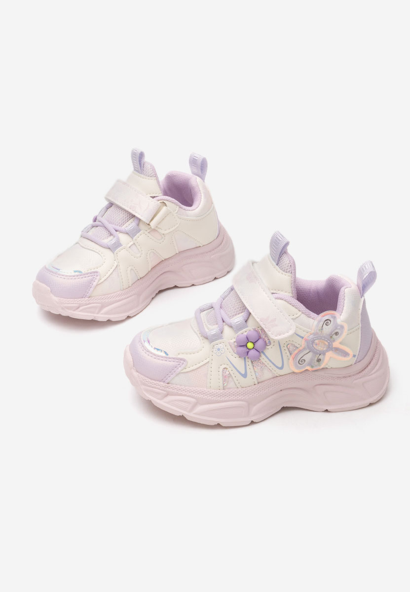 Fioletowe  Adidasi ferte Butterfly