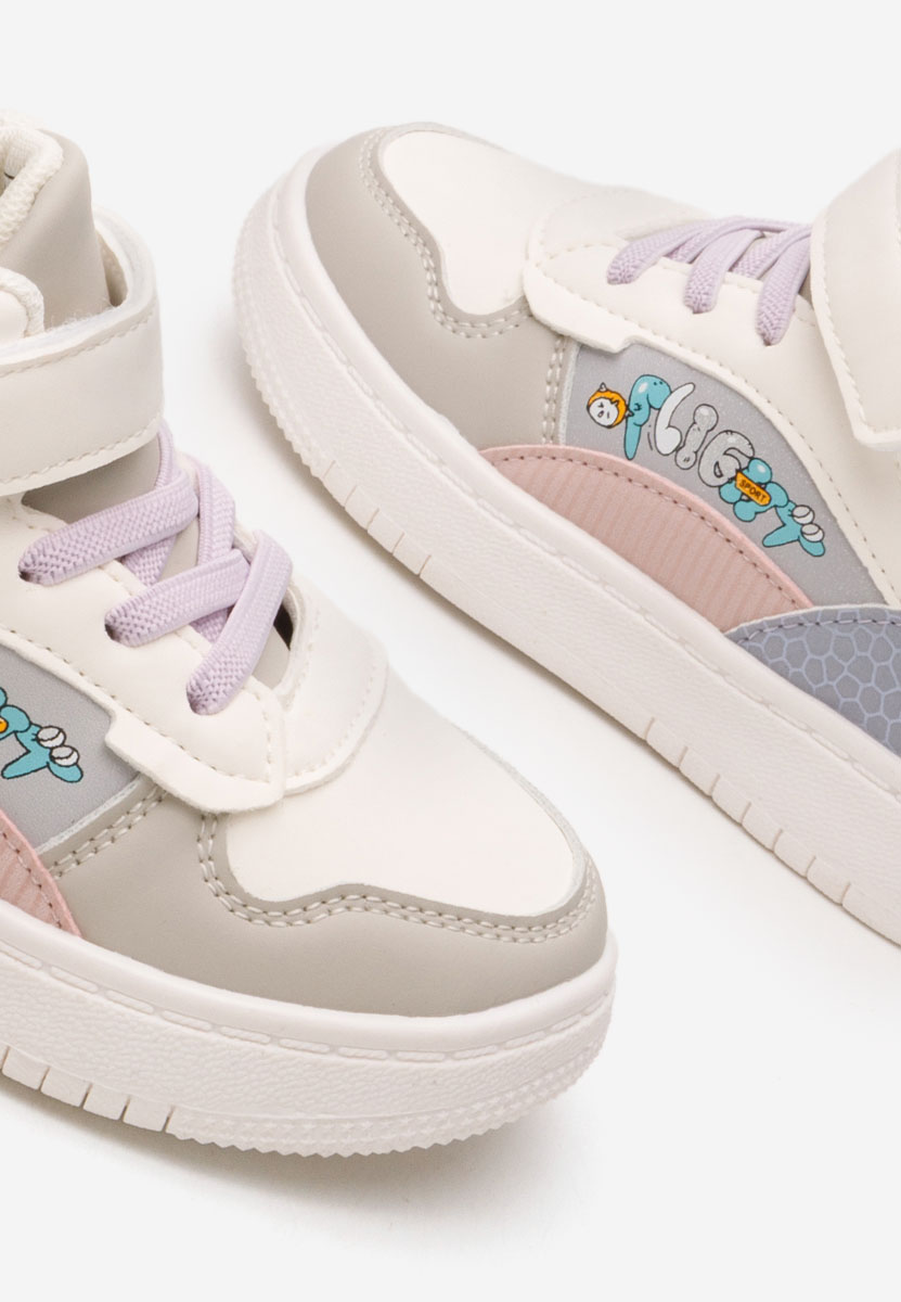 Białe sneakersy dla dzieci Kindle V2