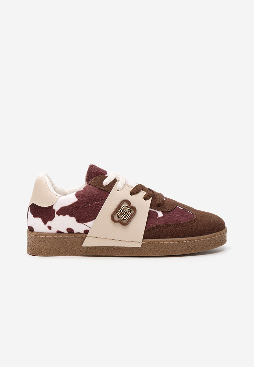 Wężowe sneakersy damskie Kathea