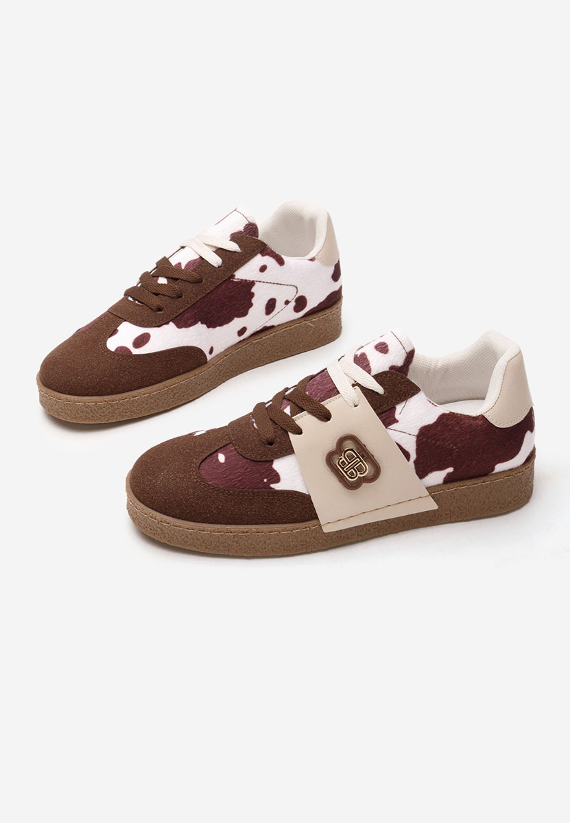 Wężowe sneakersy damskie Kathea