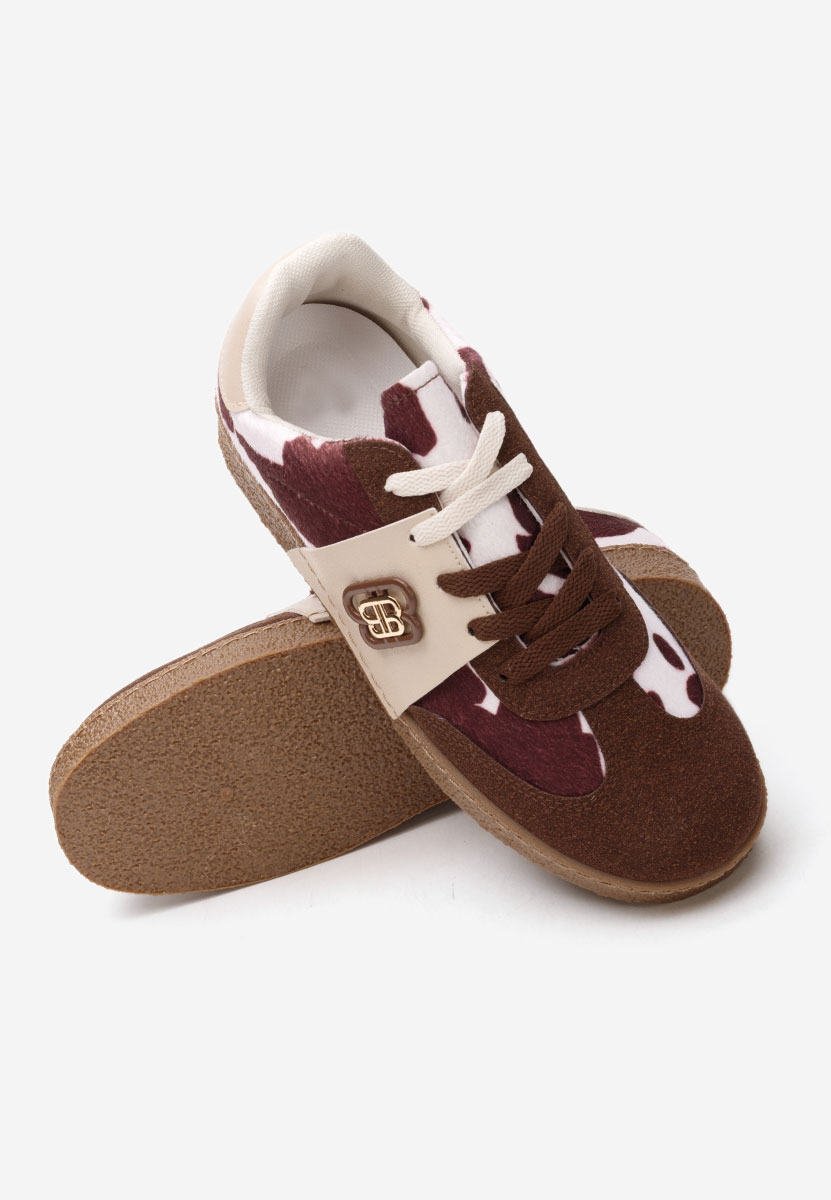Wężowe sneakersy damskie Kathea