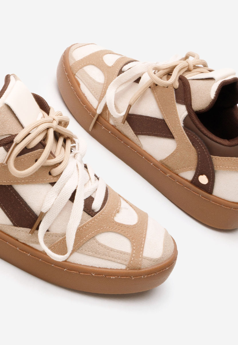 Khaki sneakersy damskie Jaymea