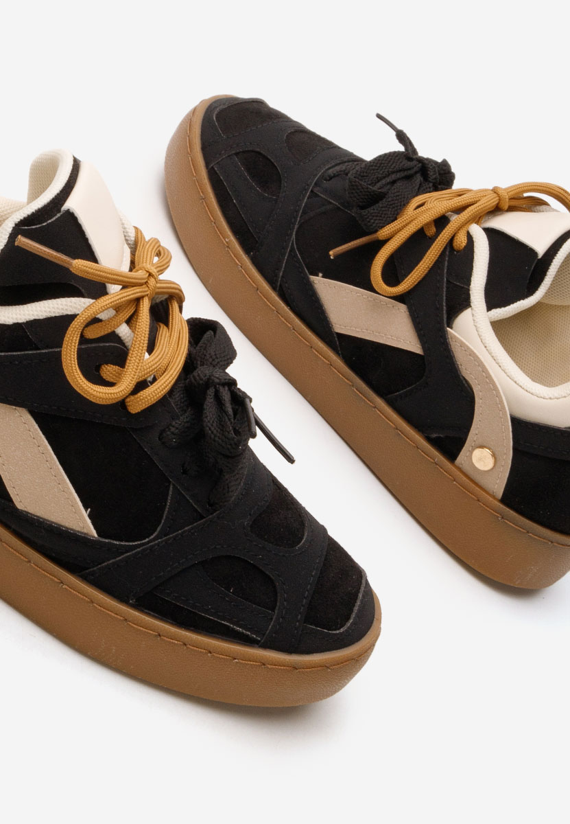 Czarne sneakersy damskie Jaymea