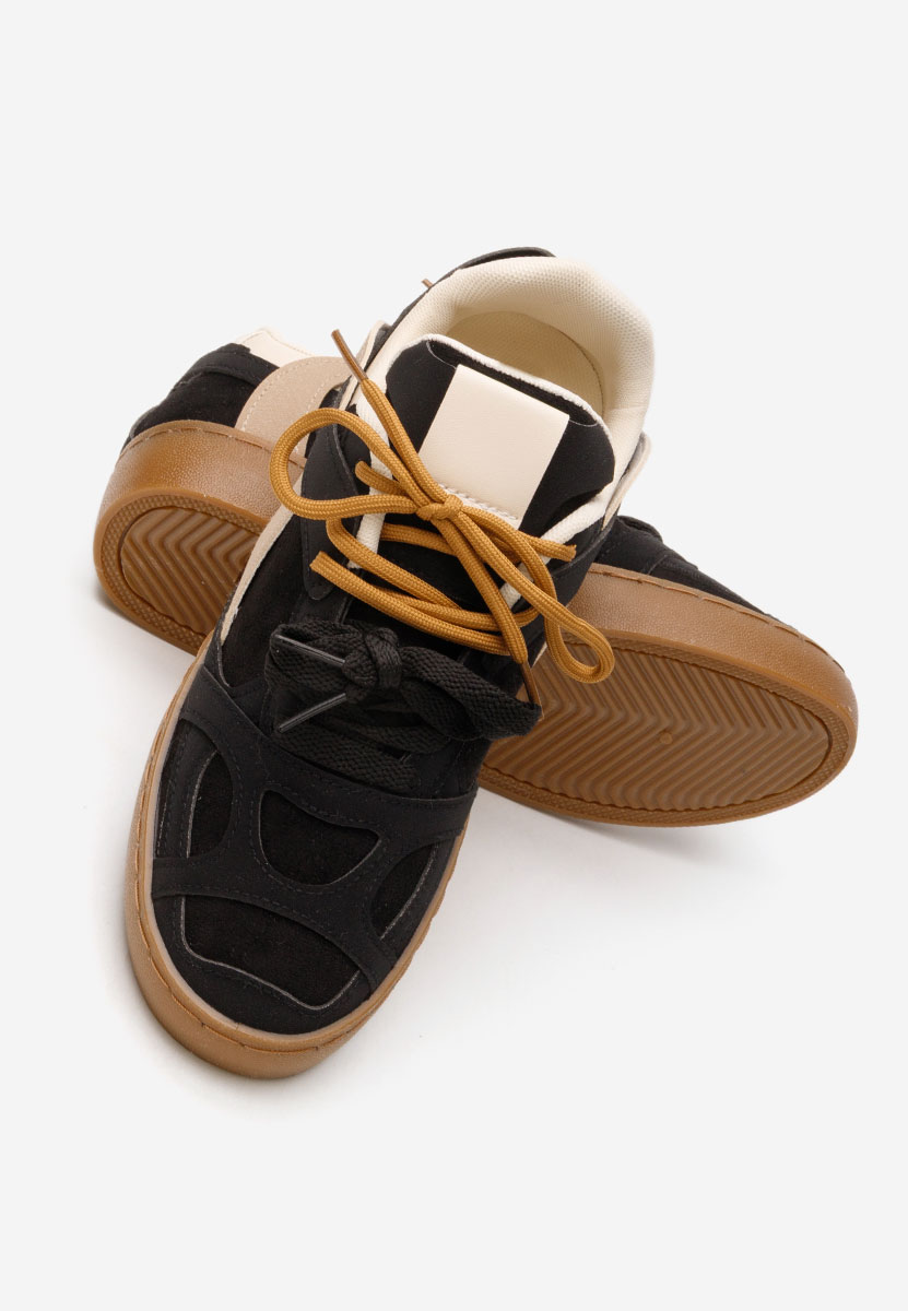 Czarne sneakersy damskie Jaymea