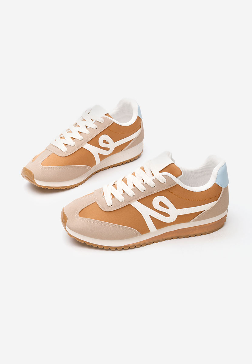 Brązowe sneakersy damskie Trinidad