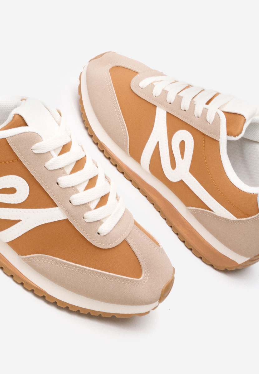 Brązowe sneakersy damskie Trinidad