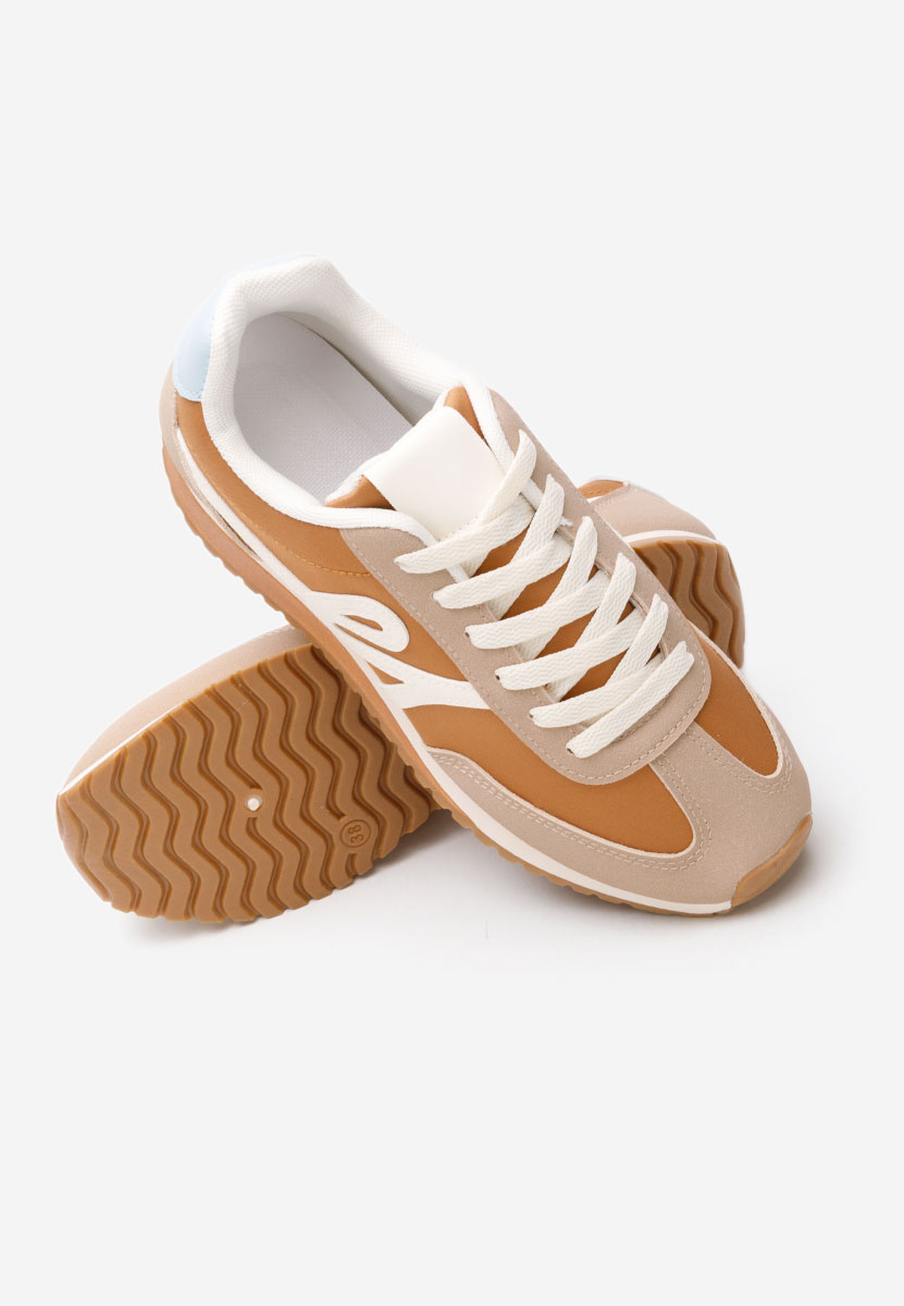 Brązowe sneakersy damskie Trinidad