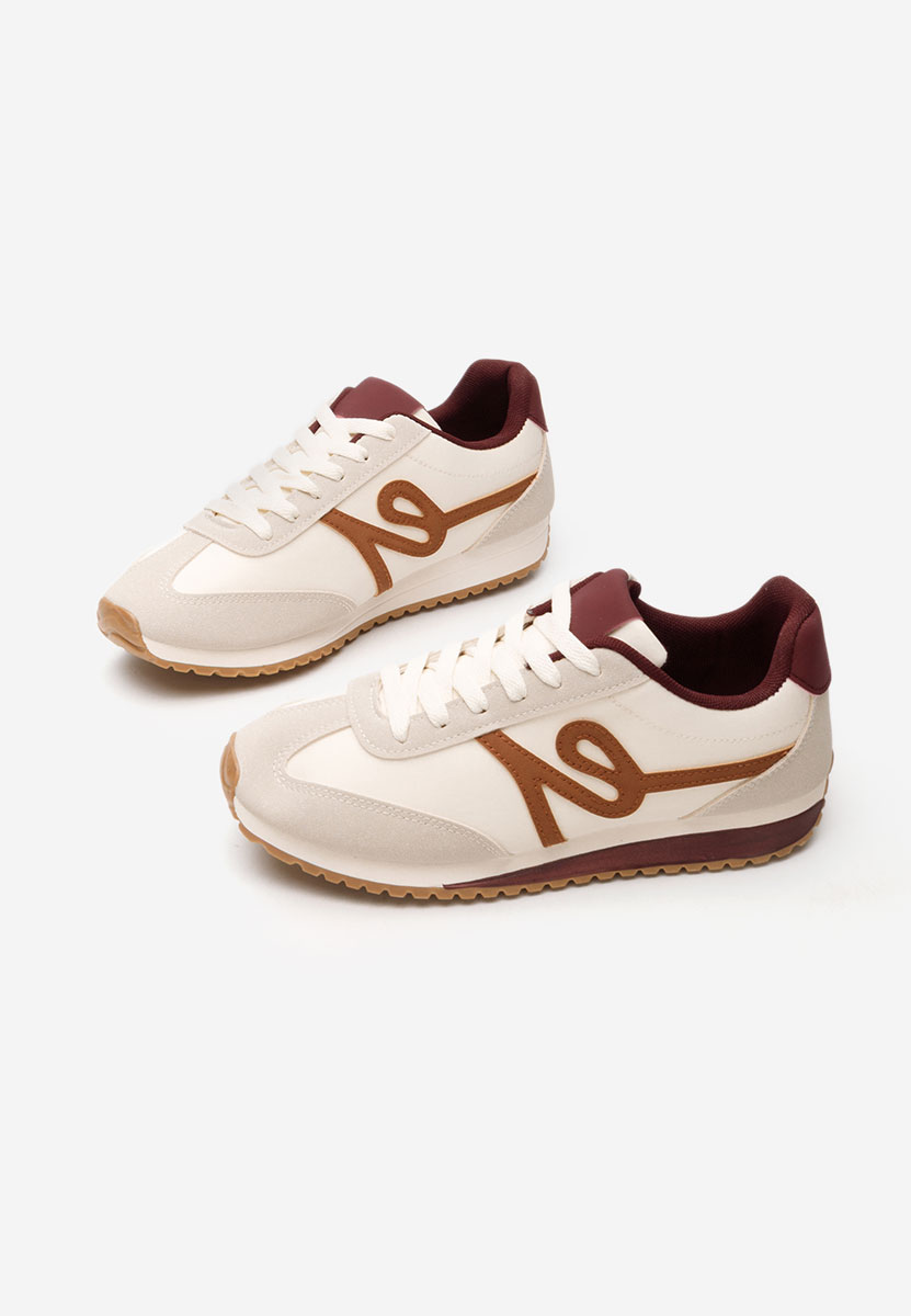 Bordowe sneakersy damskie Trinidad