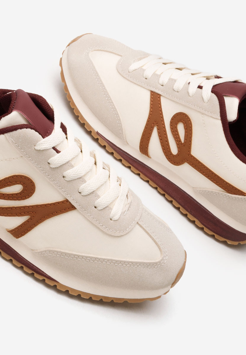 Bordowe sneakersy damskie Trinidad