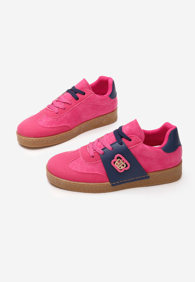 Fuksjowe sneakersy damskie Kathea