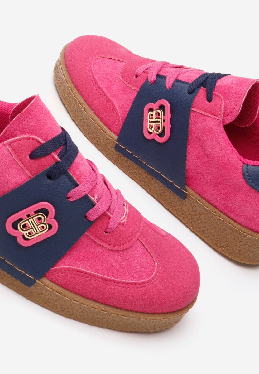Fuksjowe sneakersy damskie Kathea