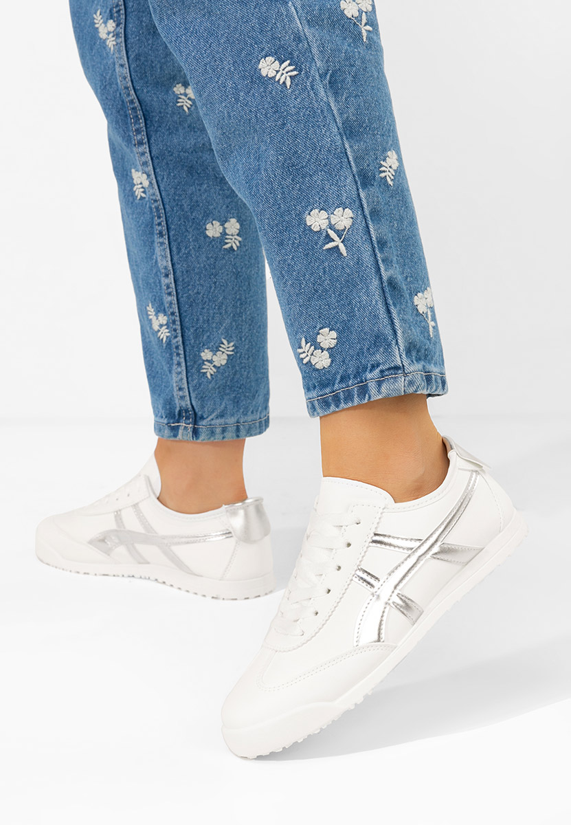 Białe sneakersy damskie Danyele