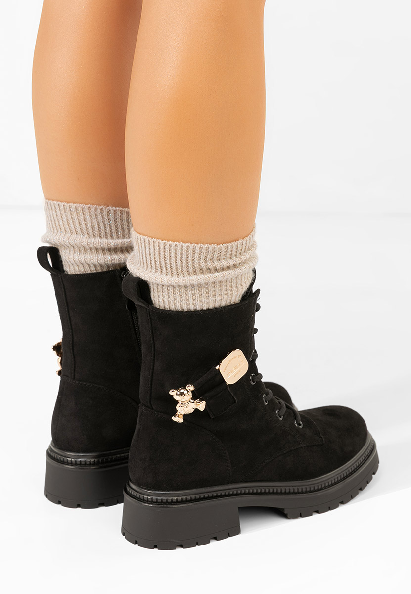 Czarne trapery damskie Harriett