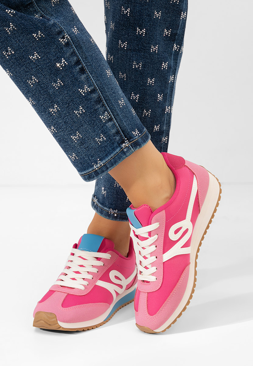 Fuksjowe sneakersy damskie Trinidad