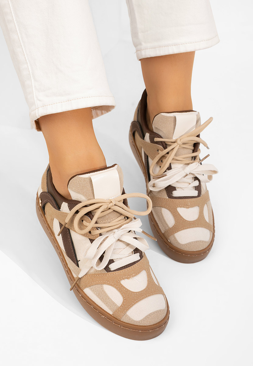 Khaki sneakersy damskie Jaymea