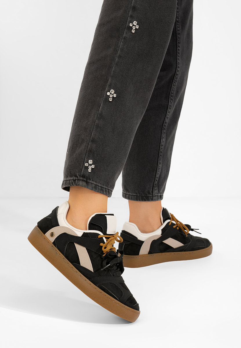 Czarne sneakersy damskie Jaymea