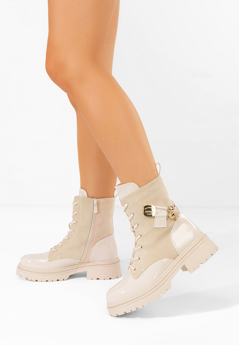 Beżowe trapery damskie Harriett V2