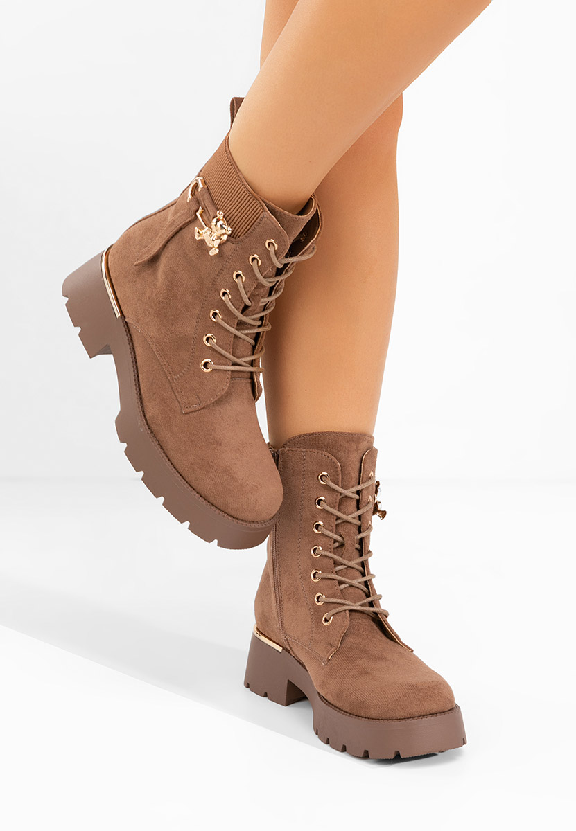 Brązowe trapery damskie Eryn