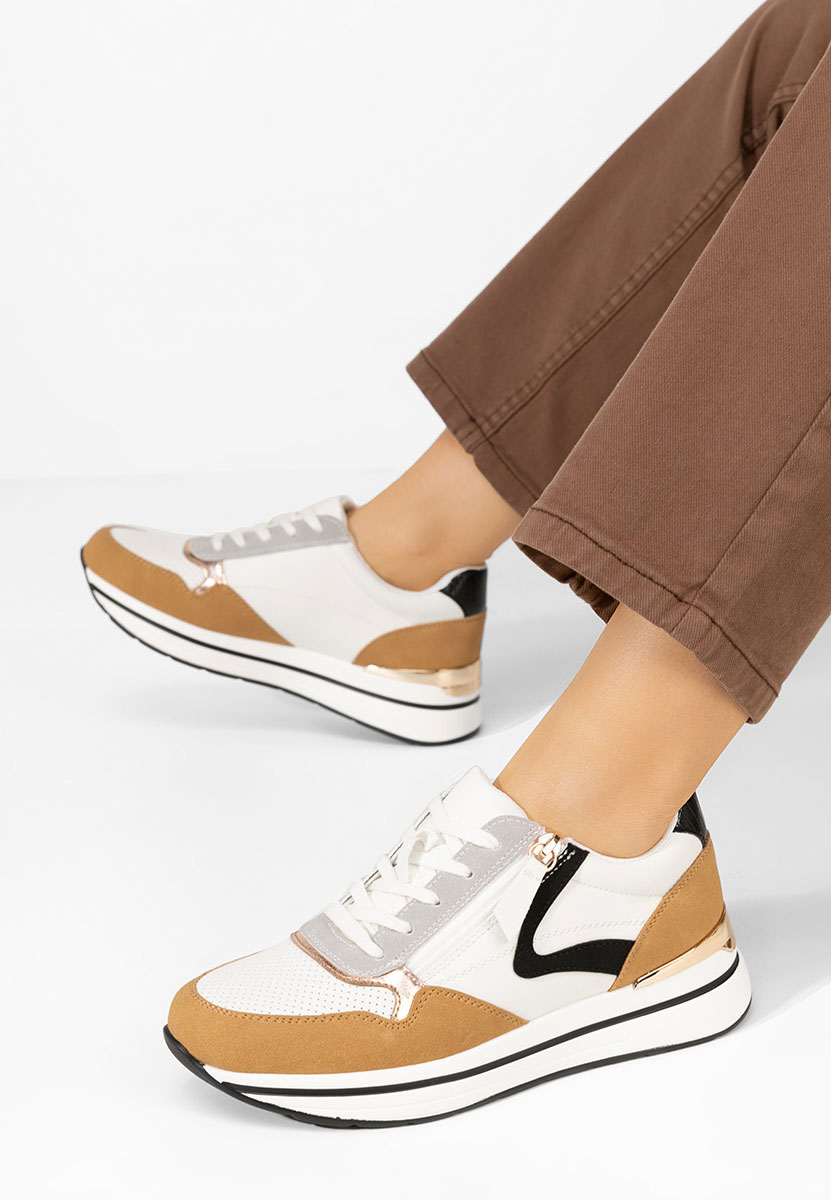 Białe sneakersy damskie Marilou