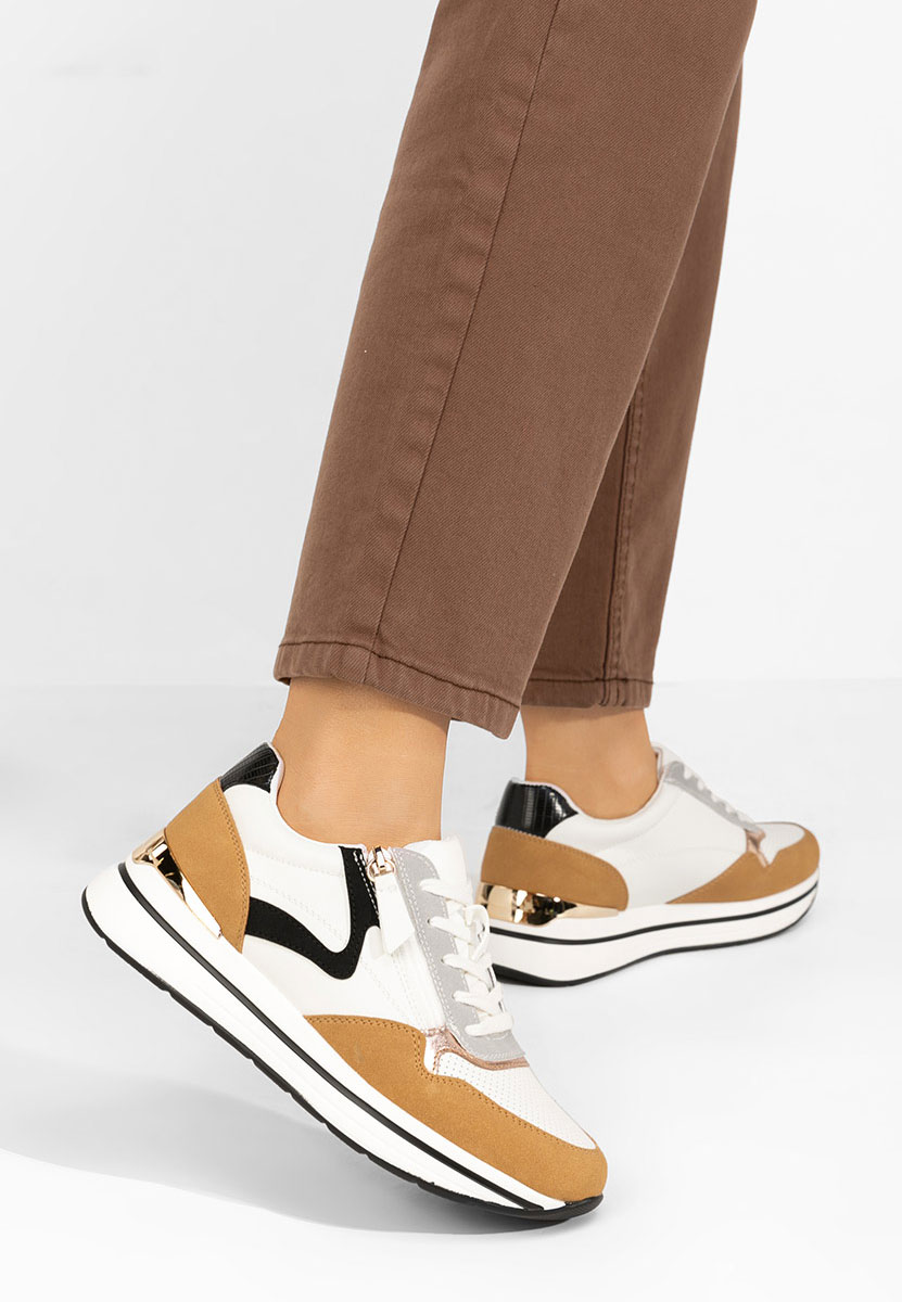 Białe sneakersy damskie Marilou