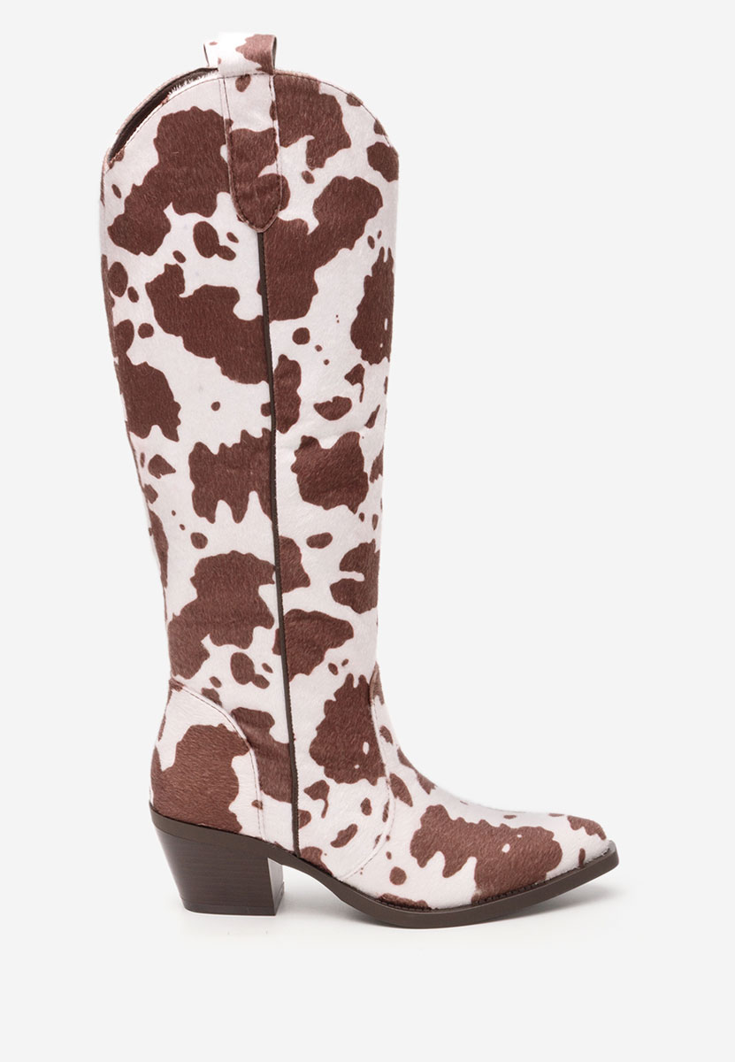 Brązowe kozaki na słupku Ariah Brązowe kozaki na słupku Ariah