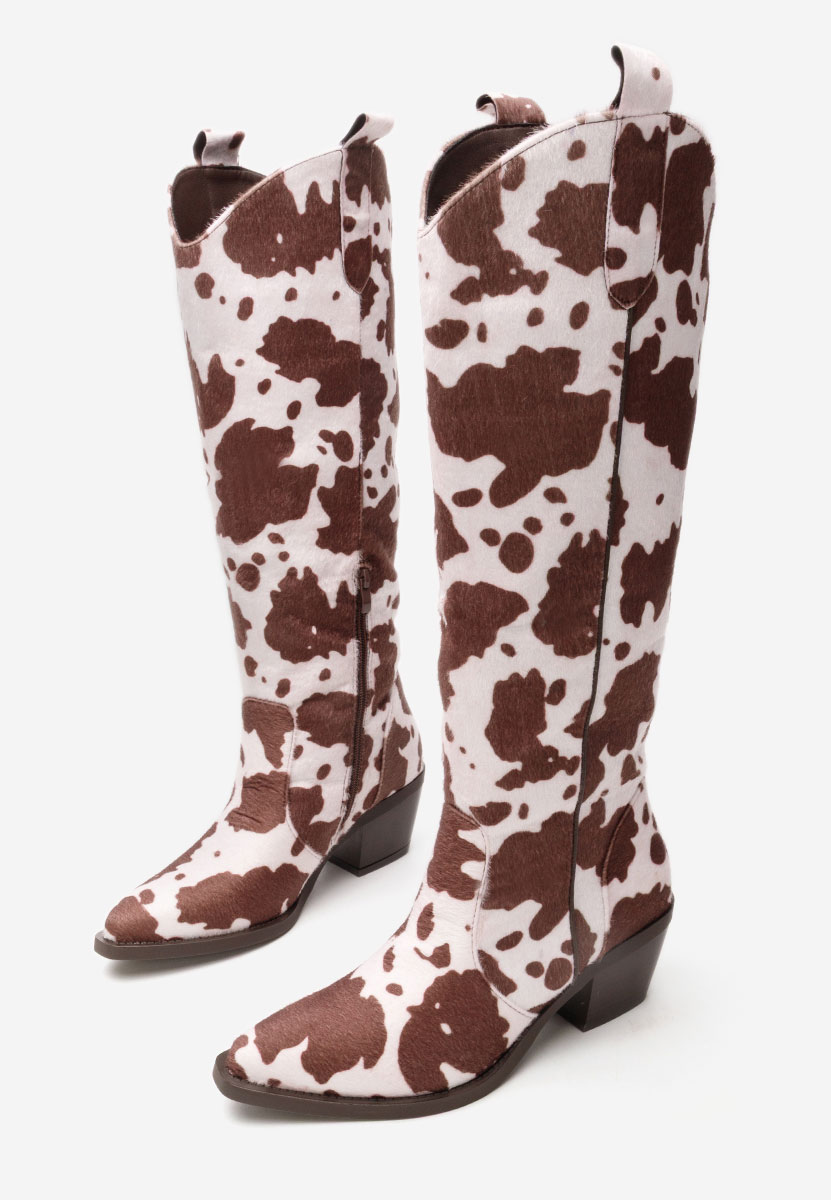 Brązowe kozaki na słupku Ariah Brązowe kozaki na słupku Ariah