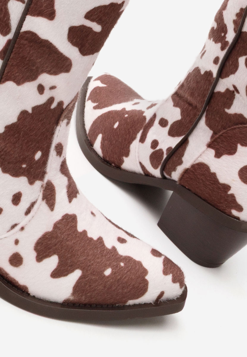 Brązowe kozaki na słupku Ariah Brązowe kozaki na słupku Ariah